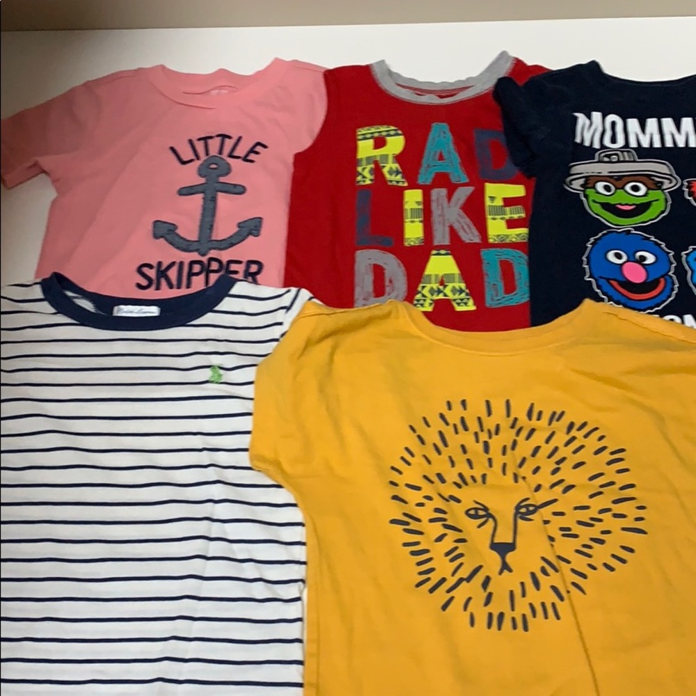 five toddler tee